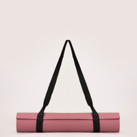 Tapete esportivo texturizado para yoga rosa