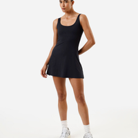 Vestido curto feminino esportivo preto