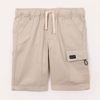 Bermuda cargo de sarja infantil - areia