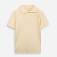 Polo de algodão infantil âncora amarela