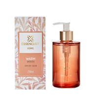 Essenciart home sabonete líquido warm wood 250ml