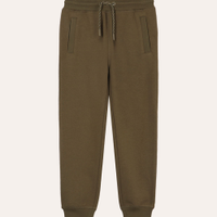 Calça jogger infantil de moletom verde