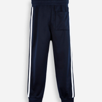 Calça jogger infantil com listra sonic azul