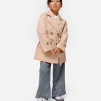 Casaco trench coat infantil bege