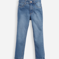 Calça skinny infantil jeans azul