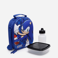 Lancheira infantil sonic azul