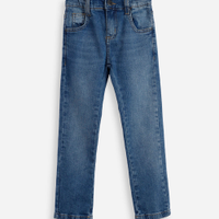 Calça skinny infantil jeans azul