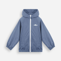 Jaqueta infantil corta vento azul