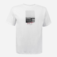 Camiseta comfort juvenil em algodão off white