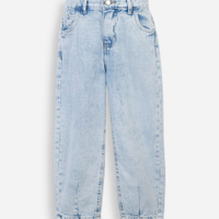 Calça balloon infantil jeans azul