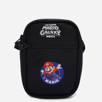 Bolsa shoulder infantil mario bros - preto