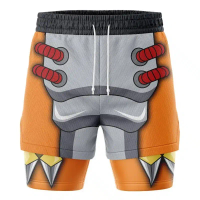 Sports Shorts, Featuring Mesh Breathability and A Double-layer Design, Are Suitable for Fitness and Running
