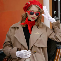 French Mime Artist Vintage Costume Accessories Women Cosplay Party Outfit Set