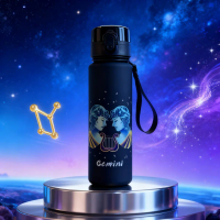 3D Printed Water Cup with 12 Zodiac Signs Patterns 650ML Vivid Color, Fade-Resistant, Cool & Stylish, Durable,Gifting