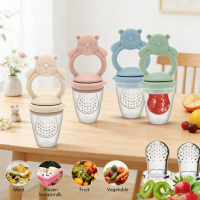 Baby Fruit & Food Feeder Pacifier, Silicone Feeder Pacifier for Babies Toddlers Infants Kids