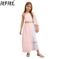 Children Girls Halloween Carnival Liturgical Worship Choir Dance Dress Ancient Greek Roman Egypt Toga Goddesses Princess Costume