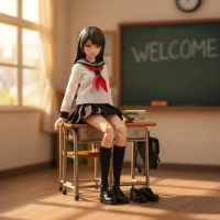 1/6 Scale School Uniform Summer Edition Female Action Figure Outfit 12 Inch Doll Schoolgirl Set for Collectors