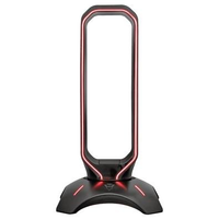 Suporte para Headset Gamer GXTrust GXT 265 Cintar, RGB, 2 Portas USB - 23647