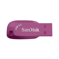 Pen Drive 128GB SanDisk Ultra Shift, USB 3.2 Flash Drive, Roxo - SDCZ410-128G-G46CO