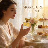 Cozy Vanilla Amber Calm Women's Eau De Parfum 1.0oz, Soft Fruity Floral Scent, Indoor Casual Wear, Peaceful Inviting Vibe