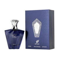 Afnan Turathi Blue Eau De Parfum for Men 3.0oz 90ml Spray Fresh Citrus Amber Woody Perfume Long Lasting Summer Spring Fragrance