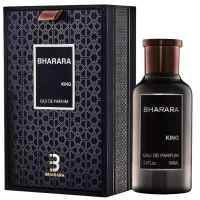 Bharara King Eau De Parfum for Men, Refreshing Citrus Scent with Amber and Musk Base, Long-Lasting Edp Spray for