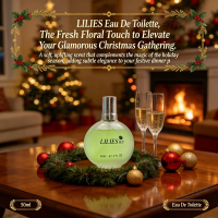 Winter Cozy Lily Warmth 50ml Eau De Toilette, Warm Home Blend, Indoor Relaxation, Lazy Weekends, Long Lasting Aroma for Cozy