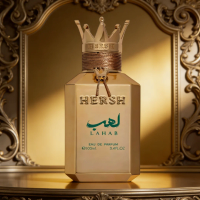 Al Ezz Oud Hersh Lahab Eau de Parfum Spray for Men Blend of Basil Lasting Cologne Luxury Gold Crown Pheromones Perfume 100 ML