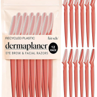 Dermaplane Razor for Women Face - Facial Hair Remover & Eyebrow Trimmer - Exfoliating Skin Care Tool for Smoother Complexion