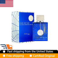 Armaf Club de Nuit Blue Iconic for Men Eau de Parfum Spray 105 ML Original Arab Perfumes Lasting Wood Pheromone Perfume Makeup