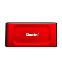 SSD Externo Kingston XS1000, 1TB, USB 3.2 Gen 2x2, Portátil, Leitura: 1050 MB/s, Gravação: 1000 MB/s, Vermelho - SXS1000R/1000G