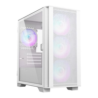 Gabinete Gamer Montech Air 100 ARGB, Mini-Tower, Painel Frontal em Mesh, Branco - AIR100ARGBWH