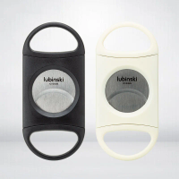 32mm Large-Bore Cigar Cutter Lightweight Plastic Stainless Steel Portable Double Blade Guillotine Cigar Scissors