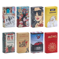 Metal Cigarette Box Hand-rolled Cigarette Box 20 Pieces of Loose Soft Pack Cigarette Tobacco Box