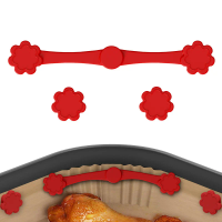 3pcs/set air fryer Liner Holder magnetic fixing buckle baking paper silicone Clips high temperature resistant fastener