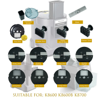 Multifunctional Vegetable Slicer Machine Accessories K8600B K8600 Full Size Slicing Shredding Dicing Blade Cleaning Brush