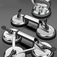 Tile Suction Cup Heavy-duty Single and Double Tile Sucker Aluminum Alloy Aluminum Floor Carrying and Disassembling Glass Tool