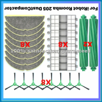For 205 DustCompactor Vac / Combo Spare Parts Accessories Main Side Brush HEPA Filter Mop Cloth-A79M
