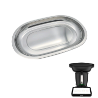304 Stainless Steel Steaming Tray for Thermomix TM7, Multipurpose Pan for Sushi, BBQ, Baking & Food Storage