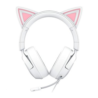 Headset Gamer Razer Kraken Kitty V3 X, RGB Chroma, Iluminação nas Orelhas, USB, Branco - RZ04-05350300