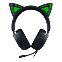 Headset Gamer Razer Kraken Kitty V3 X, RGB Chroma, Iluminação nas Orelhas, USB, Preto - RZ04-05350200