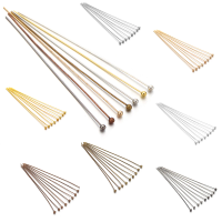 100/200pcs Copper Ball Head Pins Gold Plated Ball Head Pins For Jewelry Making Beading Pins Findings Supplies DIY Make Jewelry