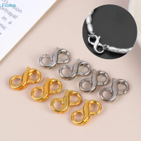 10Pcs Figure Eight Closure Clasps Lobster Clasp For Key Ring Necklace Chain Connector Hook DIY Accessories For Jewelry Finding