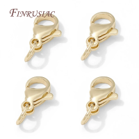 Stainless Steel Gold Plated 10mm Lobster Clasps,Locks For Jewelry Connectors DIY Bracelets Making Accessories,Clasps For Jewelry