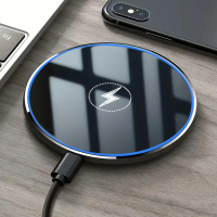 Wireless Charger Pad Stand Universal Desktop Dock for iPhone 17/16/15/14 Samsung Galaxy, Xiaomi, Huawei (Fast Charging)
