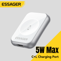 Essager 5W Magnetic Wireless Charger for Apple Watch series 9 8 7 6 SE Type C Lighting Cable convert Charger for iWatch Series