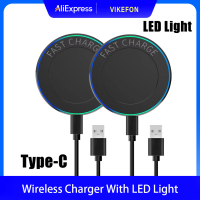 Portable Mini Desktop Wireless Charger Stand Pad For iPhone 17 16 15 14 13 12 Pro Max Samsung S25 Xiaomi Fast Charging Station
