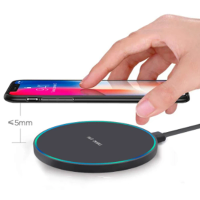 30w Wireless Charger Pad for S22 Samsung Galaxy S21 FE S20 FE Ulefone Armor 7E Chargers Induction Fast Charging Dock Station