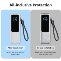 Silicone Case for Anker Zolo 25000mAh 165W Power Bank Protective Case TF/SIM card PIN storage Bag Portable Travel Carrying Case