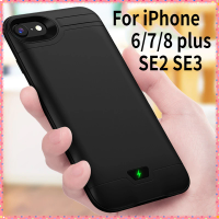 10000mAh Slim Ultra Thin Backup Power Bank Battery Case For iPhone 6/7/8 plus SE2 SE3 Charging Case Battery Charger Case Cover